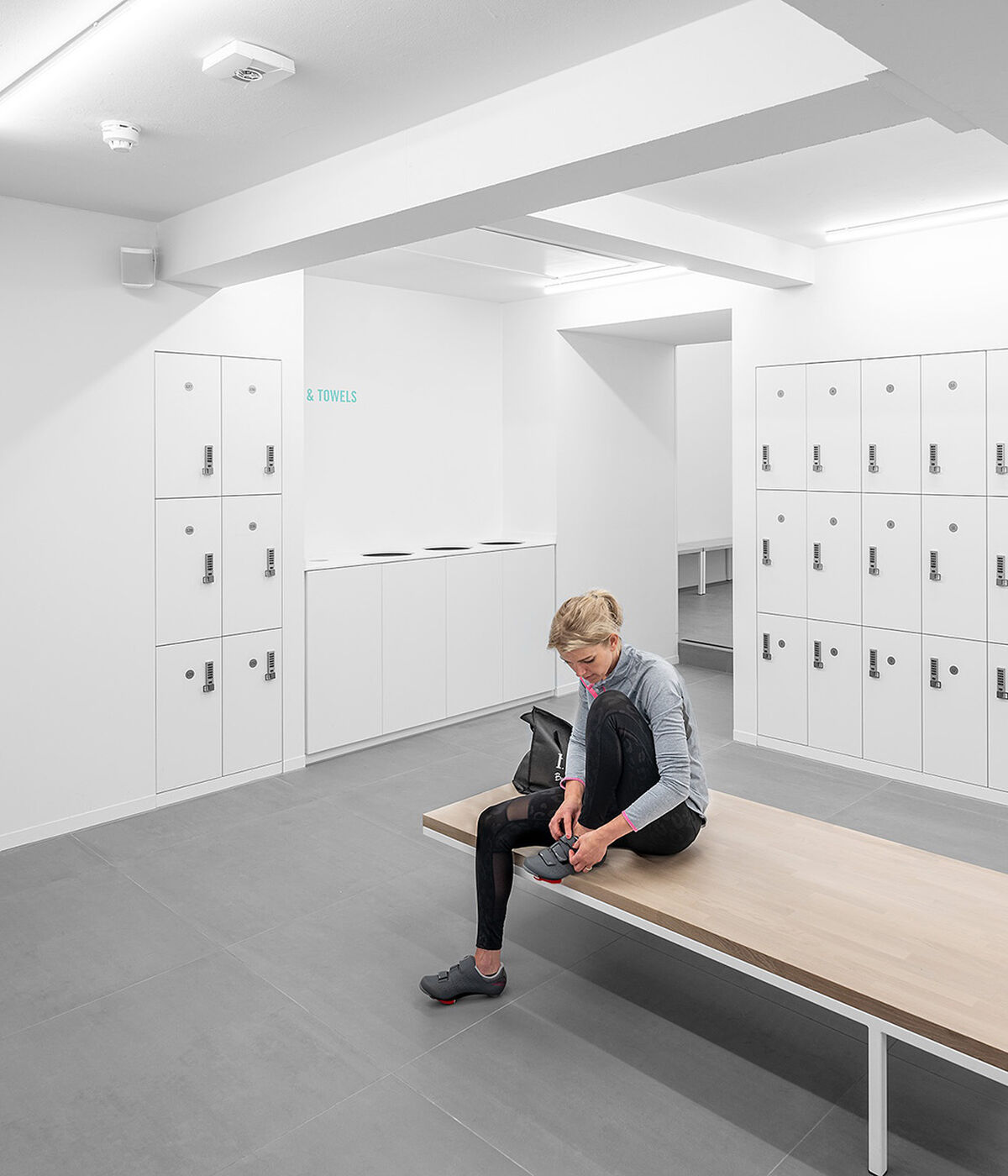 Melamine lockers sport fitness Rotterdam Rocycle lr 9
